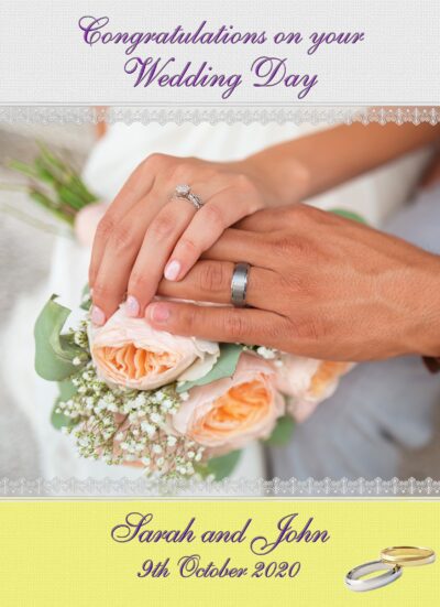 Personalised Wedding Card (Brides Name