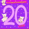 20 Today Birthday Card (Granddaughter)