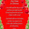 Personalised Christmas Verse Poem Greeting Card Card (Special Fiancee)