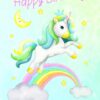 Birthday Card For Granddaughter (Unicorn