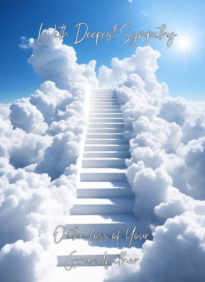 Deepest Sympathy Bereavement Card (Loss of Grandfather)