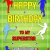 Football Birthday Card For Granddaughter