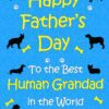 From The Dog Fathers Day Card (Blue