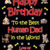 From The Dog Happy Birthday Card (Black