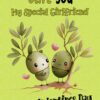 Funny Pun Valentines Day Card for Girlfriend (Olive You)