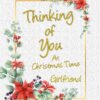 Thinking of You at Christmas Card For Girlfriend