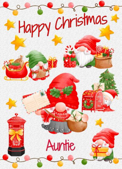 Christmas Card For Auntie (Gnome