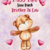 Missing You Card For Brother in Law (Hearts)