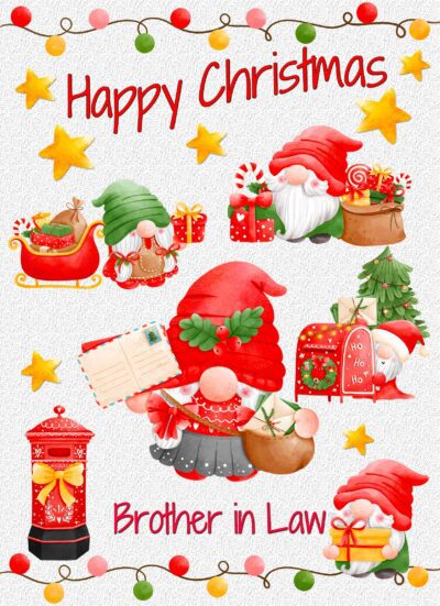 Christmas Card For Brother in Law (Gnome