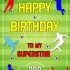 Football Birthday Card For Dad