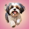 Shih Tzu Dog Fathers Day Card For Dad