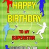 Football Birthday Card For Daughter in Law