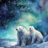 Polar Bear Art Birthday Card For Auntie (Design 5)