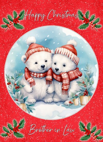 Christmas Card For Brother in Law (Globe