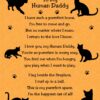 Personalised from The Cat Verse Poem Birthday Card (Orange
