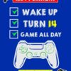 14th Level Gamer Birthday Card For Grandson