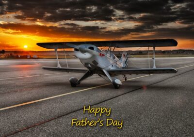 Aircraft Fathers Day Card