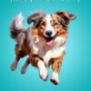 Australian Shepherd Dog Fathers Day Card For Grandpa