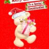 Christmas Card For Grandmother (Red Bear)