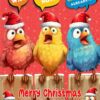 Christmas Card For Nan (Funny Birds