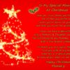 Christmas Verse Poem Greeting Card (Special Mammy