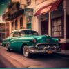 Classic Vintage Car Birthday Card for Grandson