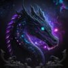 Fantasy Dragon Square Greeting Card