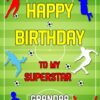 Football Birthday Card For Grandpa