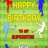 Football Birthday Card For Mom