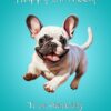French Bulldog Dog Birthday Card For Grandmother