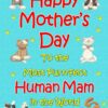 From The Cat Mothers Day Card (Turquoise