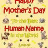From The Dog Happy Mothers Day Card (Yellow