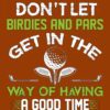 Funny Golf Birthday Card for Pa (Design 3)