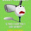Funny Golf Birthday Card for Son in Law