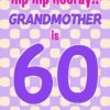 Grandmother 60th Birthday Card (Purple Spots)