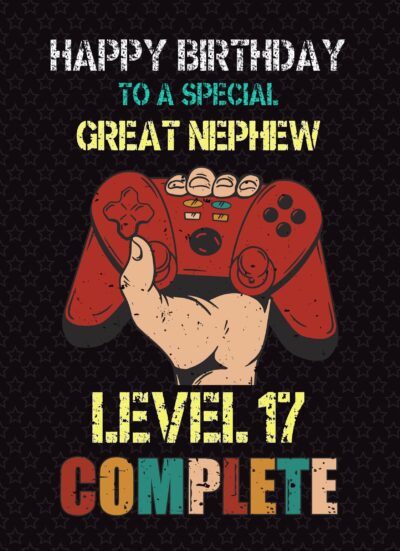 Great Nephew 18th Birthday Card (Gamer)
