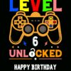 Great Nephew 6th Birthday Card (Gamer)