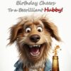 Hubby 75th Birthday Card (Funny Beerilliant Birthday Cheers)