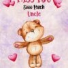 Missing You Card For Uncle (Hearts)