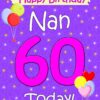 Nan 60th Birthday Card (Lilac)