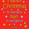 Nan Christmas Card (Red)