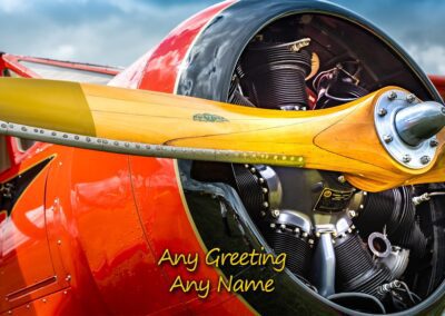 Personalised Aircraft Card