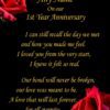 Personalised Anniversary Card (Soulmate