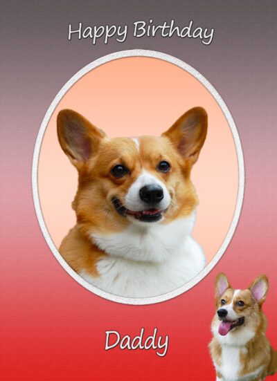 Personalised Corgi Card
