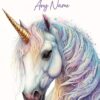 Personalised Fantasy Unicorn Greeting Card (Birthday