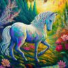 Personalised Fantasy Unicorn Greeting Card (Birthday