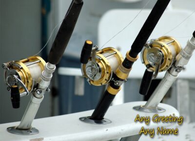 Personalised Fishing Card