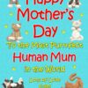 Personalised From The Cat Mothers Day Card (Turquoise