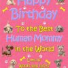 Personalised From The Dog Happy Birthday Card (Pink