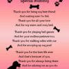 Personalised From the Dog Birthday Card (Pink)